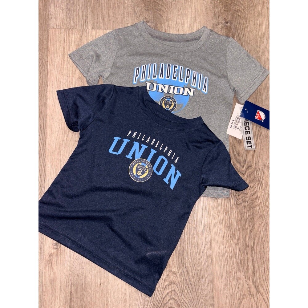 Philadelphia Union MLS Toddler Boys T-shirts 3T 2 pack